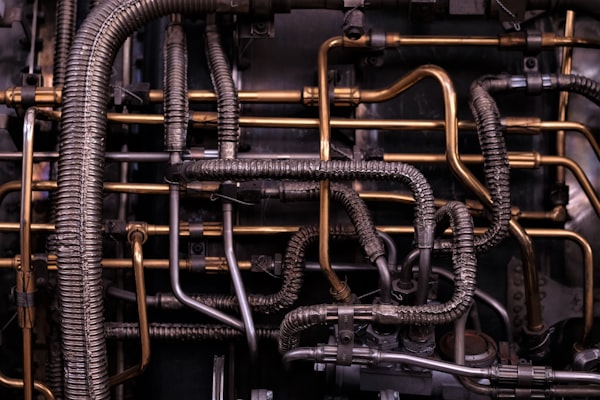 Copper plumbing pipes and fittings